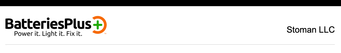 Stoman LLC dba Batteries Plus